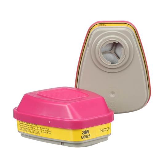Cartuchos Mixtos con Filtro P100 para Respirador 3M™