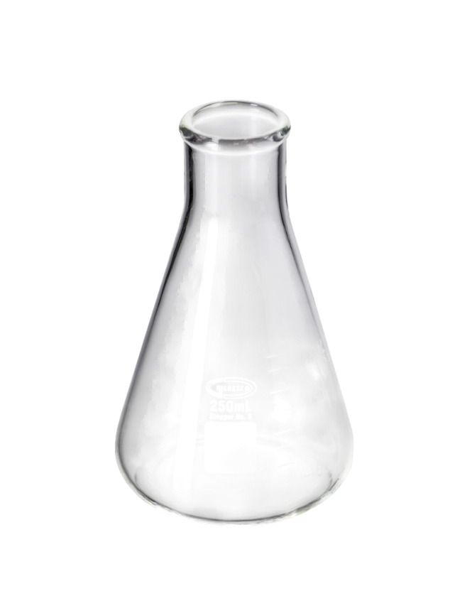 Matraz Erlenmeyer de Boca Angosta -  Glassco