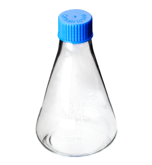 Matraz Erlenmeyer con Tapa Roscada - Glassco