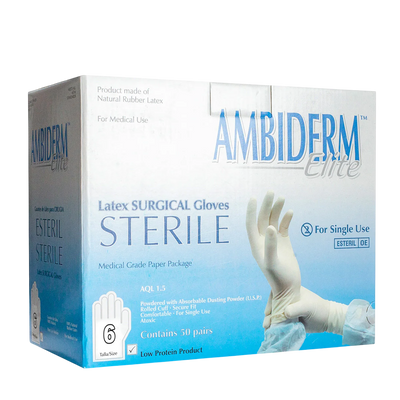 Guantes de Látex para Cirugía Ambiderm Elite