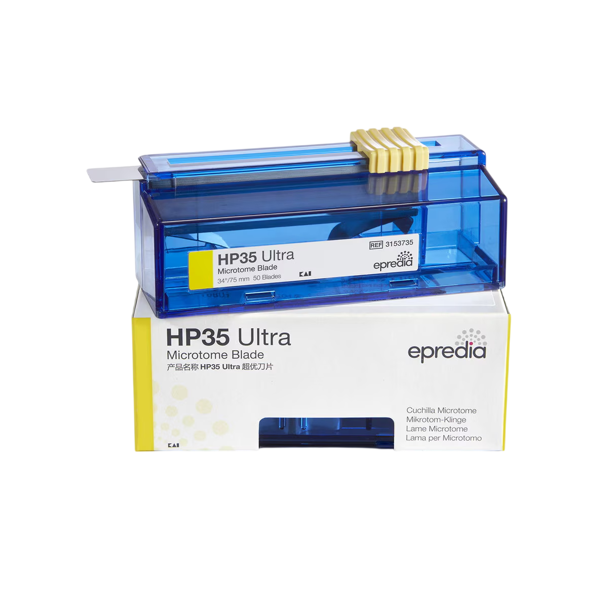Cuchillas de Microtomo Desechables Epredia™ HP35 Ultra, Alto Perfil