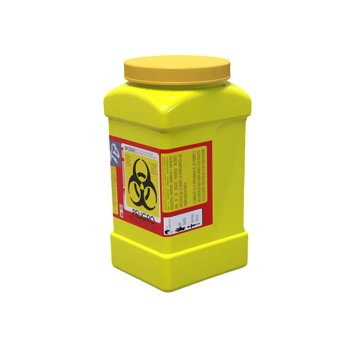 Recolector Hermético Amarillo para Líquidos Patológicos 3.0 Lts