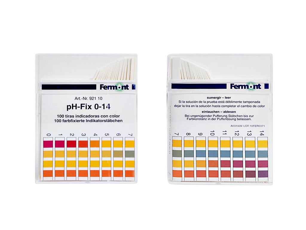 Tiras para Medición pH-Fix 0-14 – Fermont