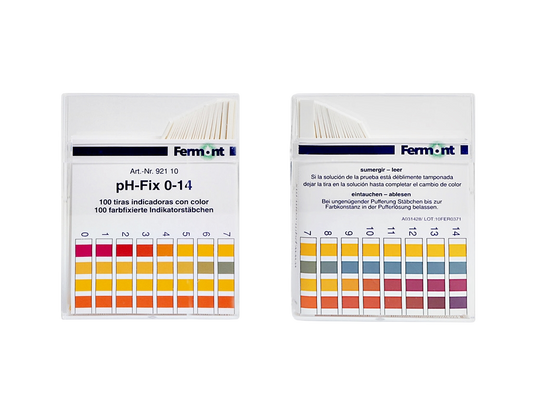 Tiras para Medición pH-Fix 0-14 – Fermont