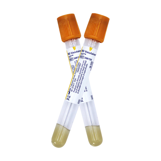 Tubo de Plástico BD Vacutainer® Tapón Dorado