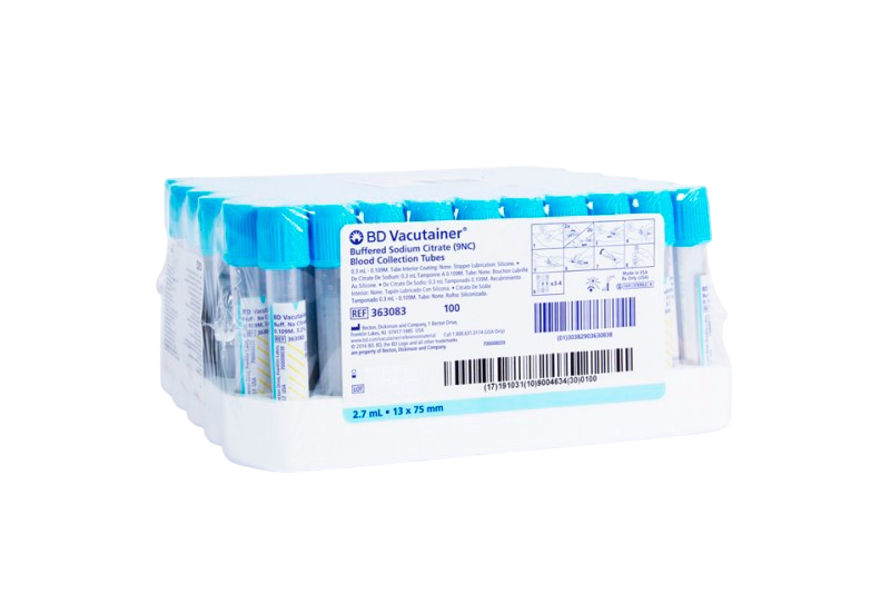 Tubo de Plástico BD Vacutainer® Tapón Azul