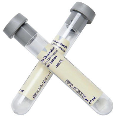 Tubo de Plástico BD Vacutainer® Tapón Gris