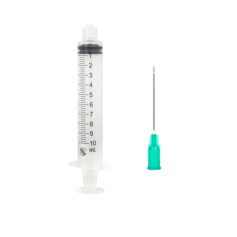 Jeringas Estériles y Desechables DL con Aguja 21G x 32mm