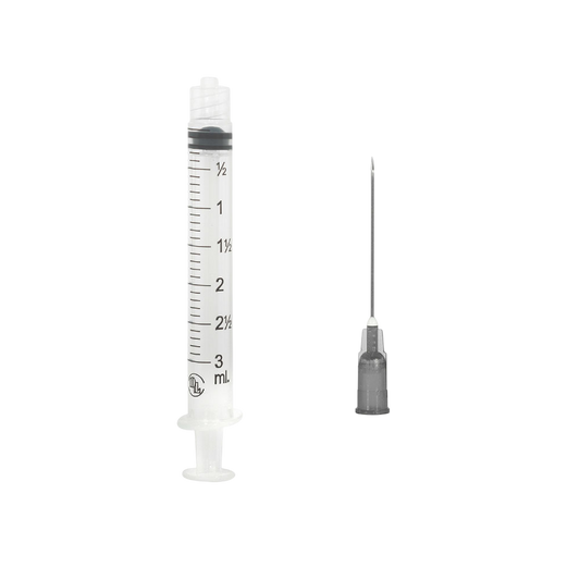 Jeringas Estériles y Desechables DL con Aguja 22G x 32mm