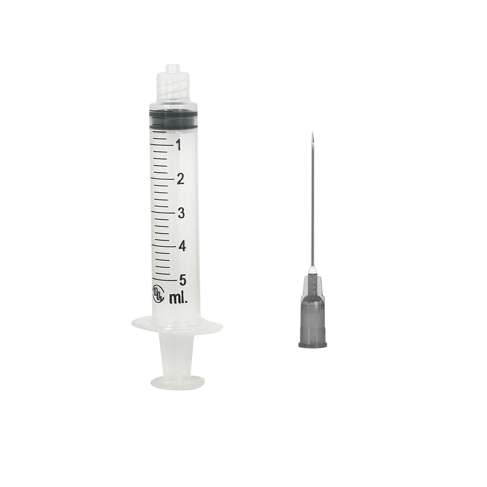 Jeringas Estériles y Desechables DL con Aguja 22G x 32mm