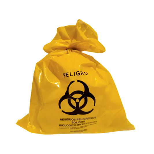 Bolsa Amarilla RPBI para Residuos Biológico-Infecciosos