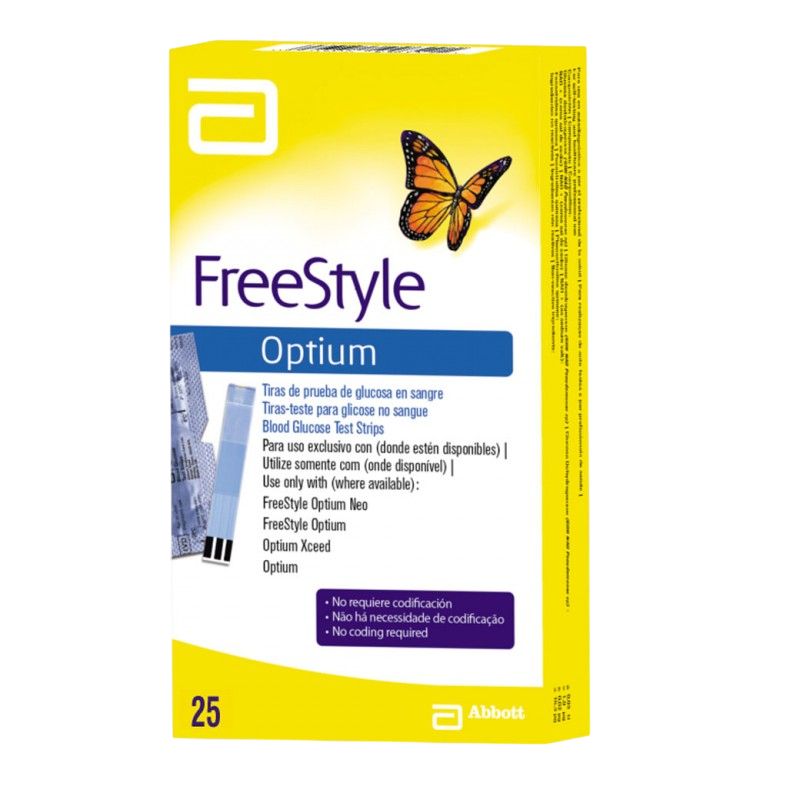 Tiras Reactivas FreeStyle Optium