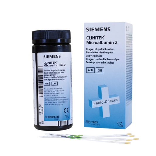 Tiras Reactivas CLINITEK Microalbumin 2